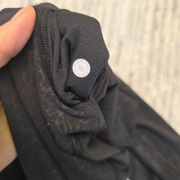 Lululemon Align Pant Folk Floral Emboss Black S z 10 - Picture 10 of 10